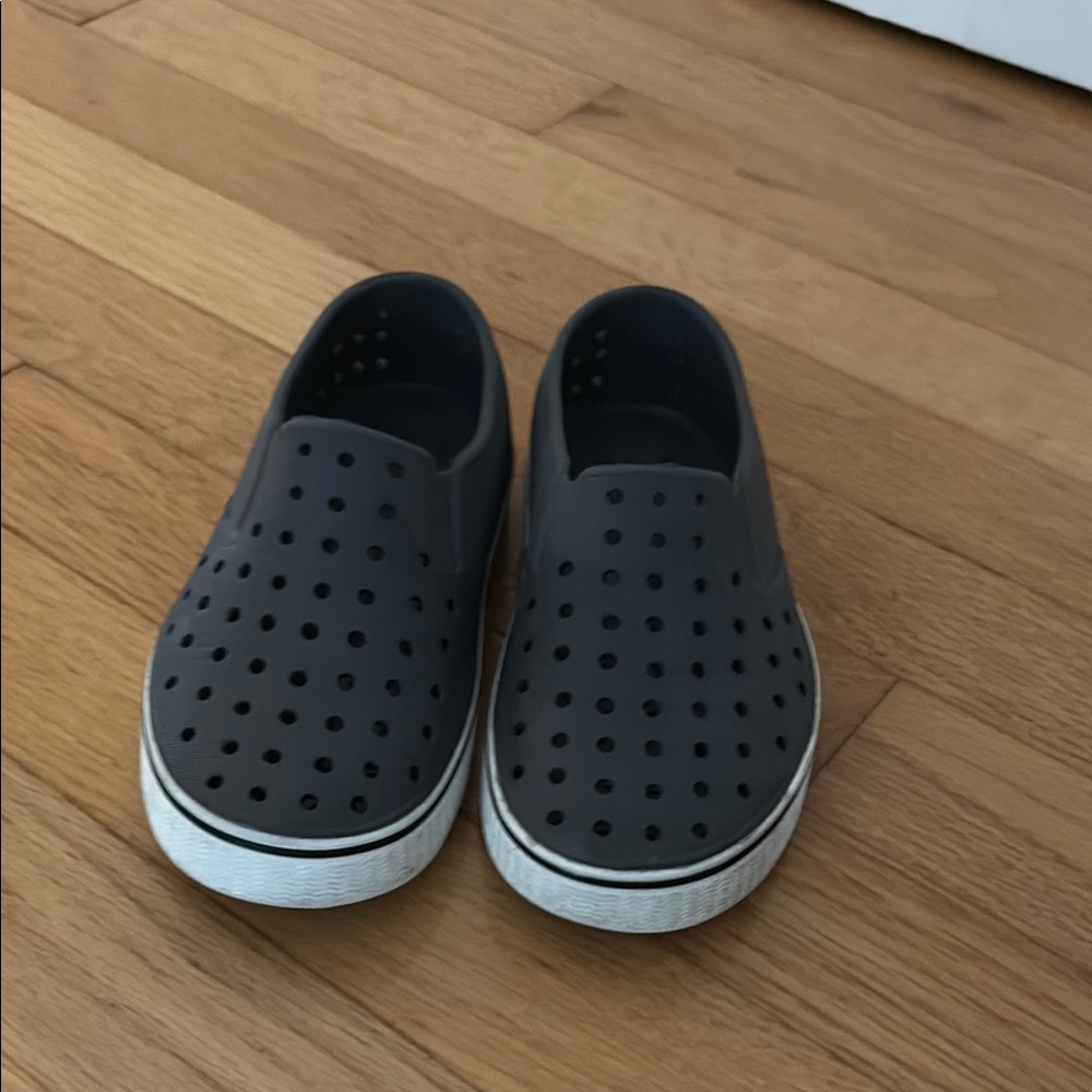 Toddler 12 Native Grey Slip-On Shoes